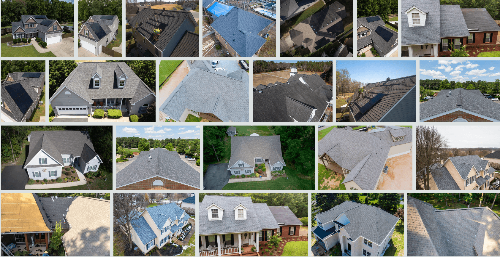 Roofing project in the NC Triangle